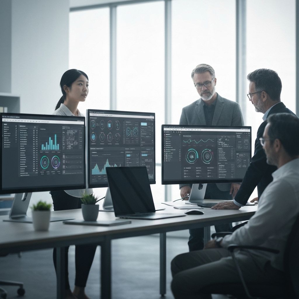 SolutionsForge team working on AI automation solutions